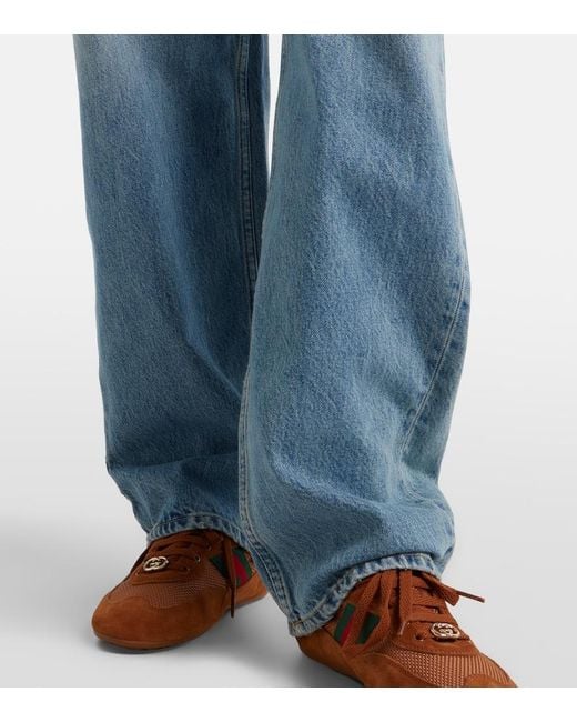 Gucci Blue Faded Boyfriend Jeans
