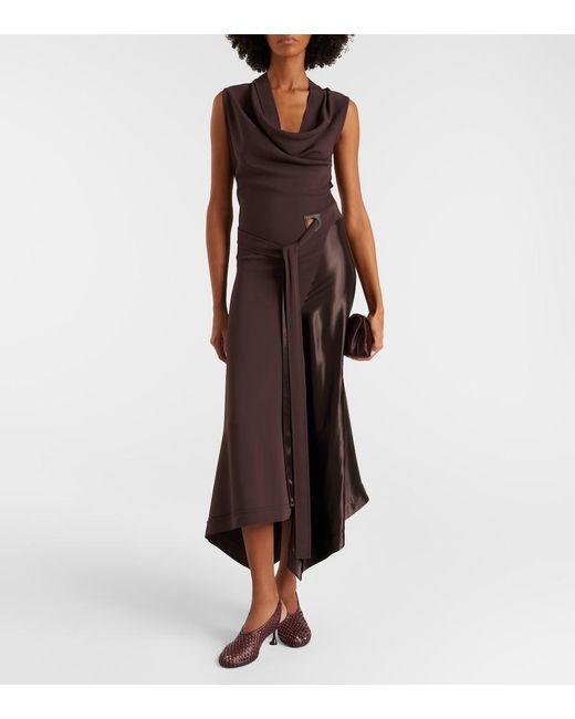 Proenza Schouler Purple Tee 60 Perforated Leather Slingback Pumps