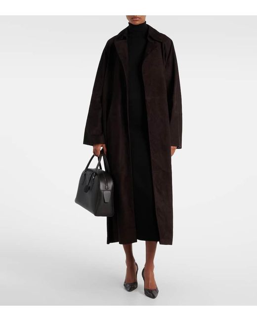The Row Brown Uxor Leather Pumps