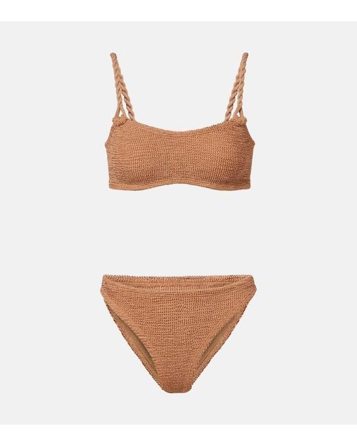 Hunza G White Phoebe Bikini