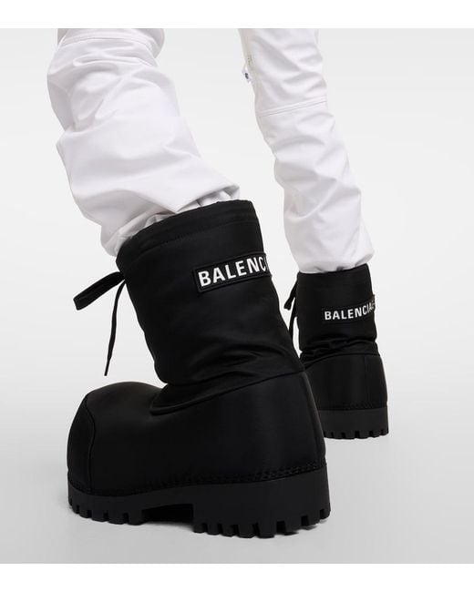 Balenciaga Black Alaska Low Snow Boots
