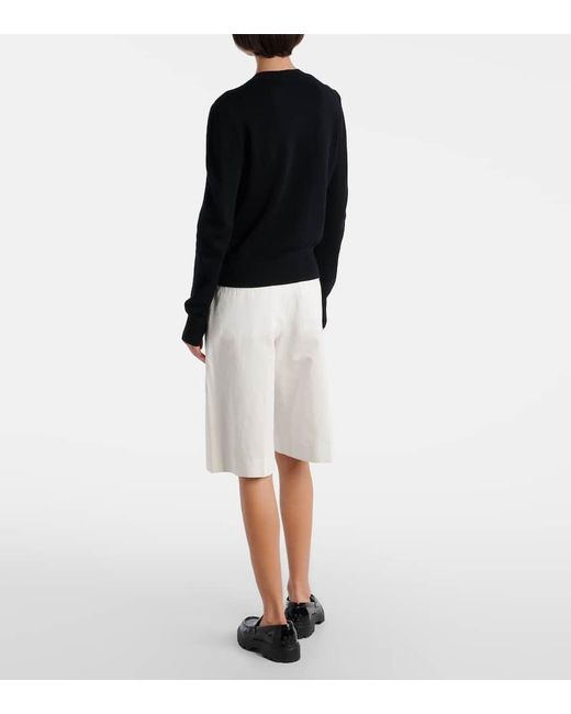 AMI Blue Ami De Cour Wool Sweater