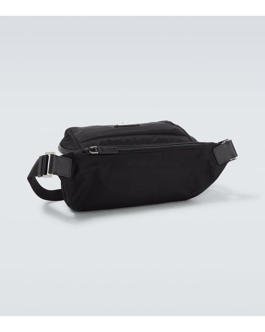 Sac Ceinture En Re-Nylon Et Cuir Prada pour homme en coloris Black