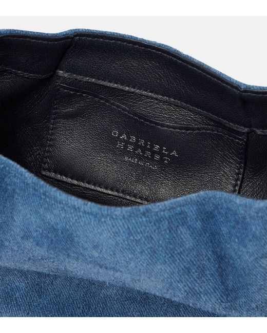 Clutch Demi di Gabriela Hearst in Blue