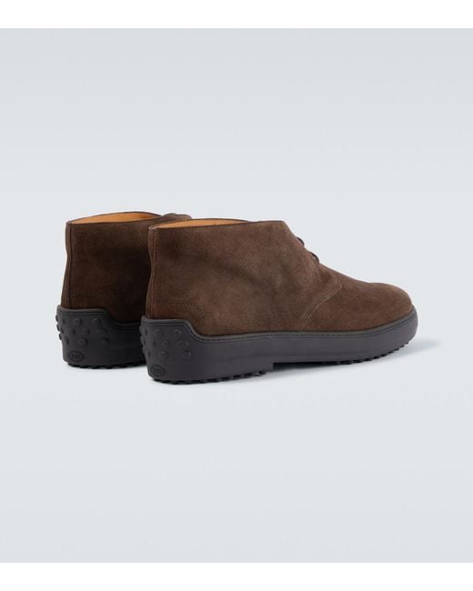Anfibi di Tod's in Brown da Uomo