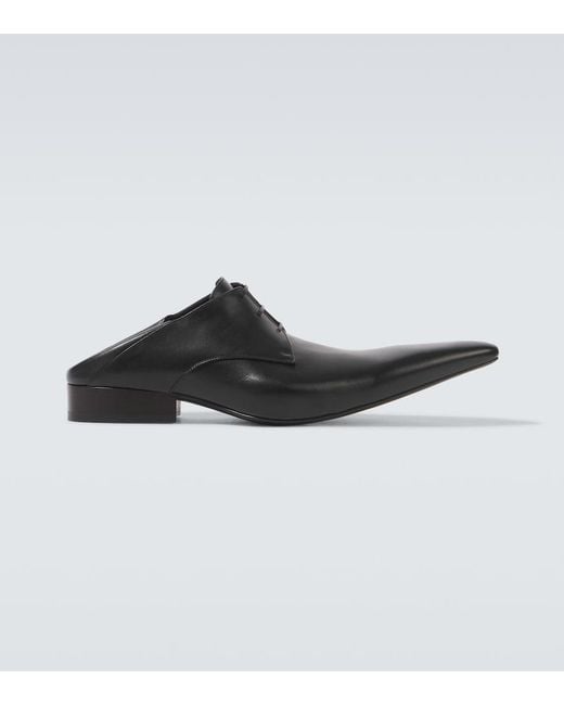 Balenciaga Opera Leather Derby Shoes in Black for Men | Lyst UK