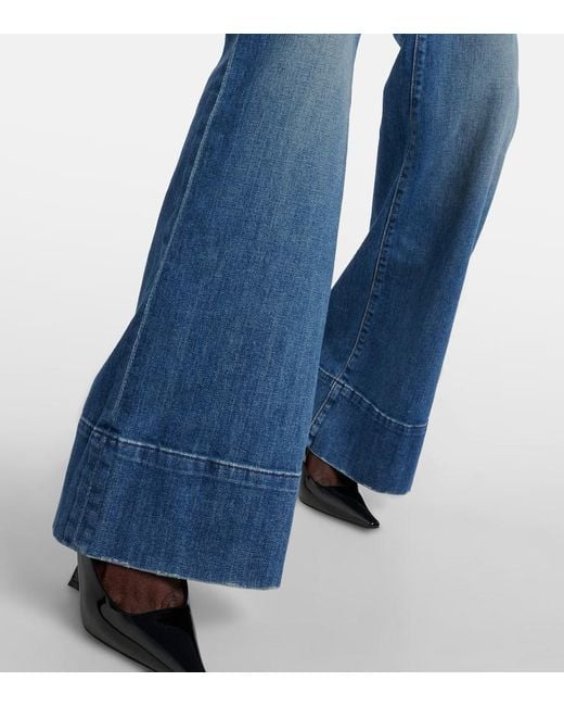 Nili Lotan Blue Flared Jeans Nadege