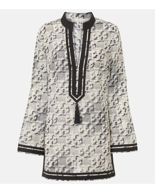 Tunics Tory Burch de color Gray