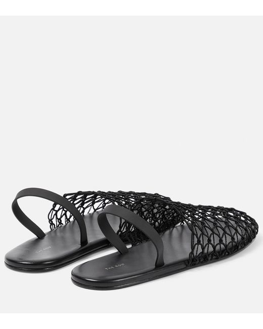 THE ROW Sleeper leather slippers