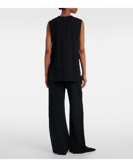Totême  Black Striped Top