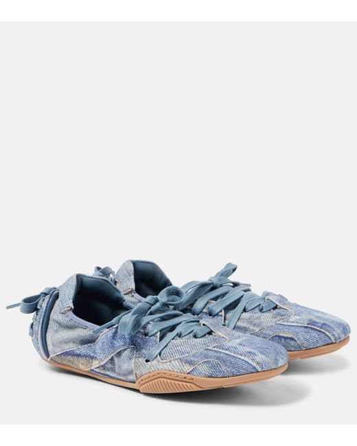 Baskets En Jean Acne en coloris Blue