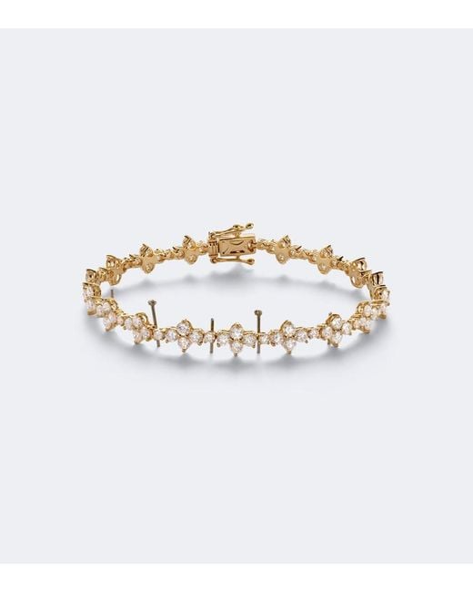 Anita Ko White Vivi 18Kt Tennis Bracelet With Diamonds
