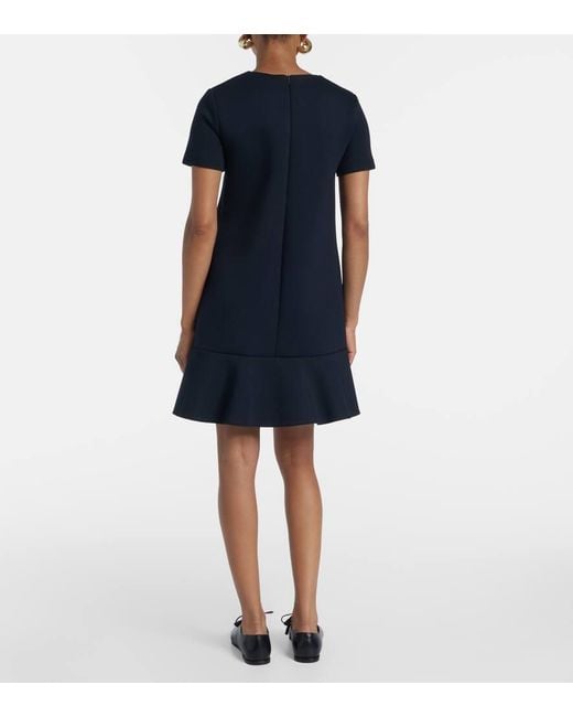 Max Mara Blue Minikleid Veloce Aus Jersey