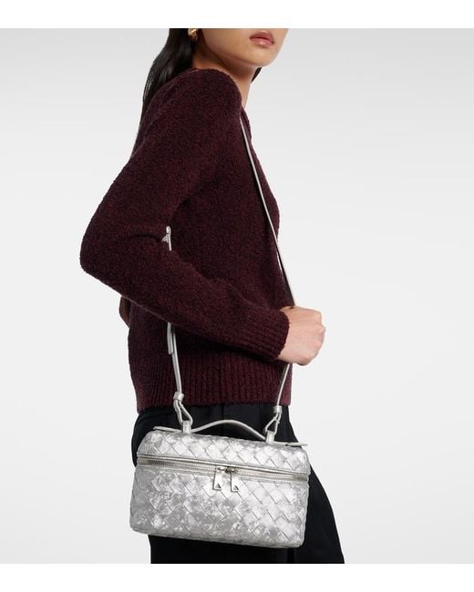 Bottega Veneta Schultertasche Bang Bang Aus Metallic-Leder