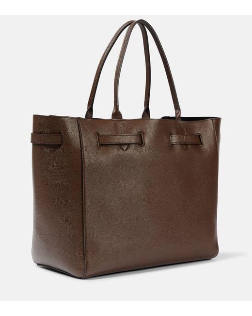 Tom Ford Brown Tote Audrey Large Aus Leder