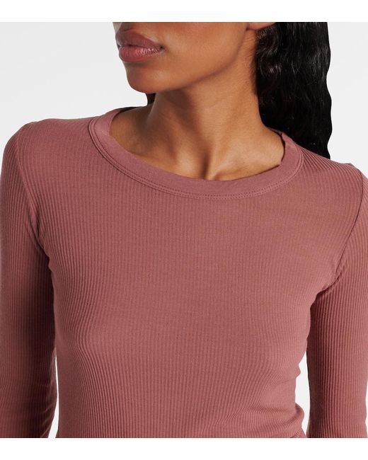 Rick Owens Red Rib Top