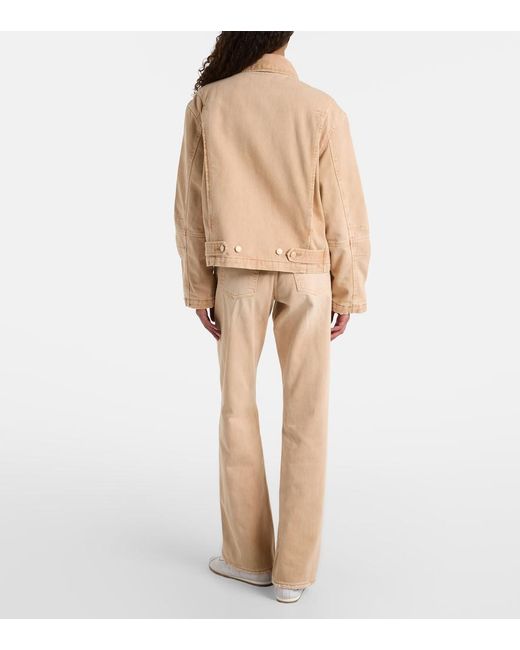 7 For All Mankind Natural Denim Jacket