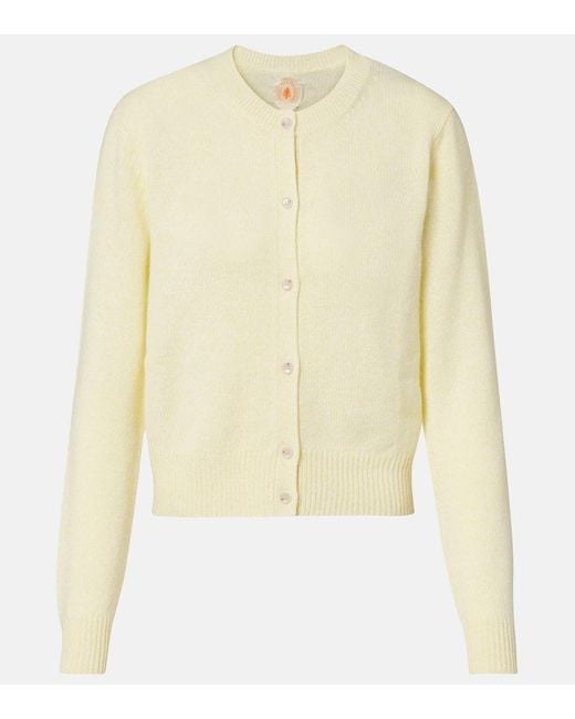 Cardigan De Cachemir Jardin Des Orangers de color Yellow