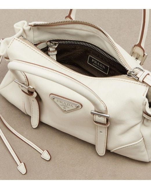 Borsa Karin Small di Prada in White