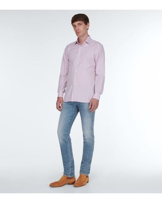 Botines Chelsea Cloo De Ante Christian Louboutin de hombre de color Brown