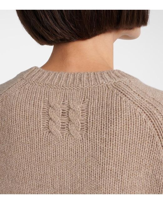 Nili Lotan Natural Laurel Cashmere And Wool Sweater