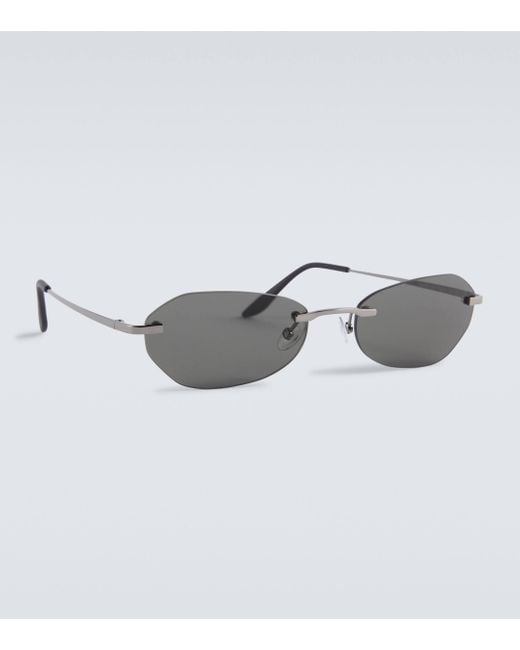 Our Legacy Gray Adorable Oval Sunglasses for men
