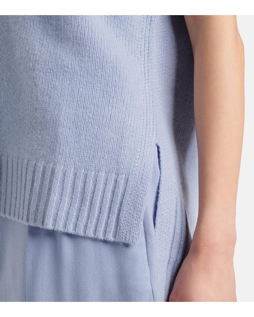 Joseph Blue Cashmere Vest