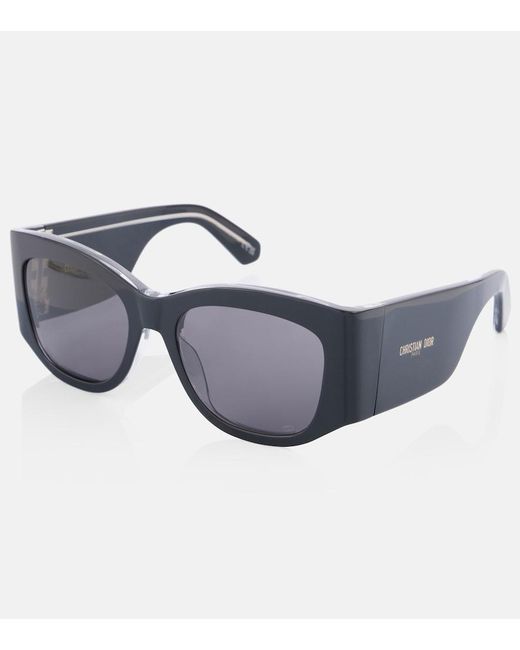 Dior Gray Diornuit S1I Oversized Sunglasses
