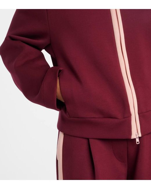 Dries Van Noten Red Cotton-Blend Jacket