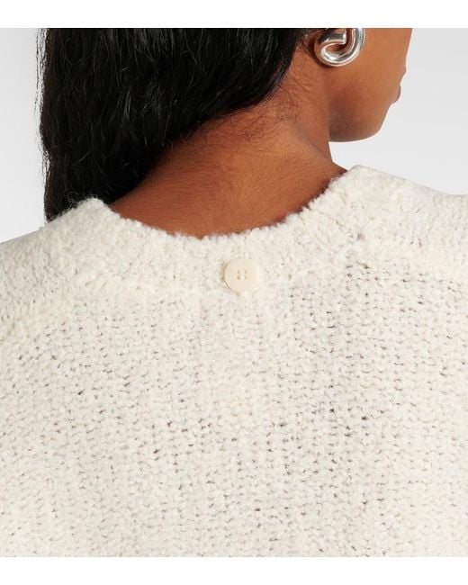 Staud Natural Pullover Siren Mit Schal-Detail