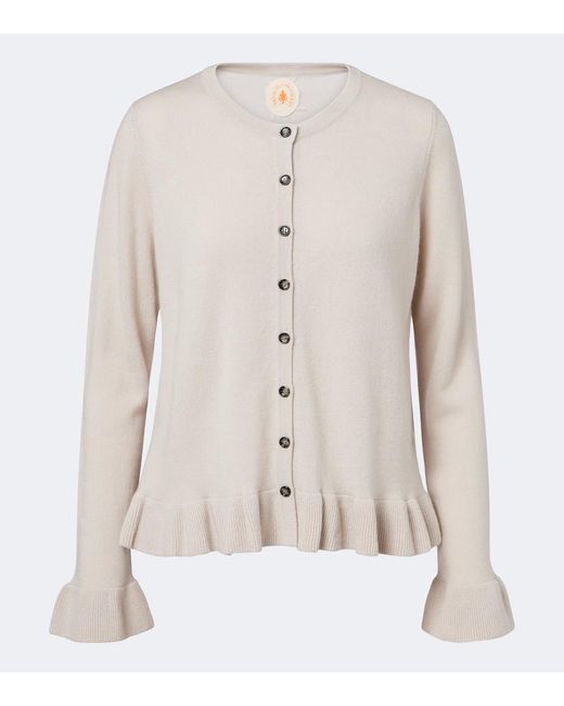 Jardin Des Orangers Natural Wool And Cashmere Cardigan