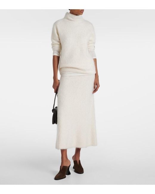 Lisa Yang White Madelene Cashmere T-Shirt