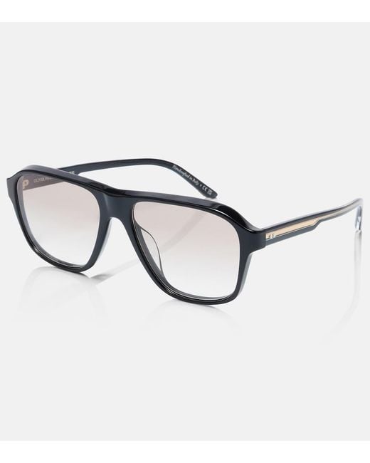 Khaite Brown X Oliver Peoples 1978Rx Oversized Sunglasses