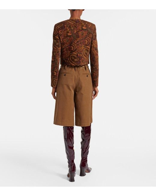 Chloé Brown Patterned Blazer