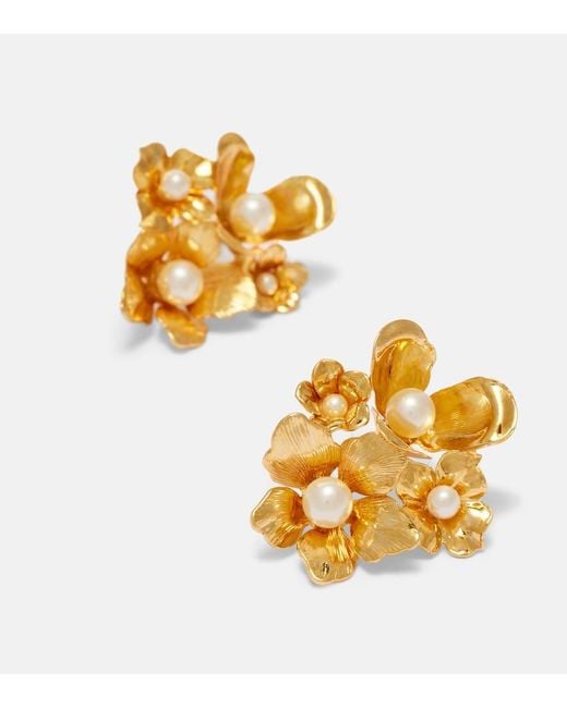 Boucles D'Oreilles Orsola En Plaque Or Jennifer Behr en coloris Metallic