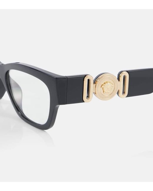 Versace Brown Biggie Cat-Eye Glasses