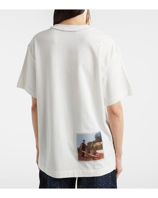 Jacquemus White Paysan Printed Cotton Jersey T-Shirt