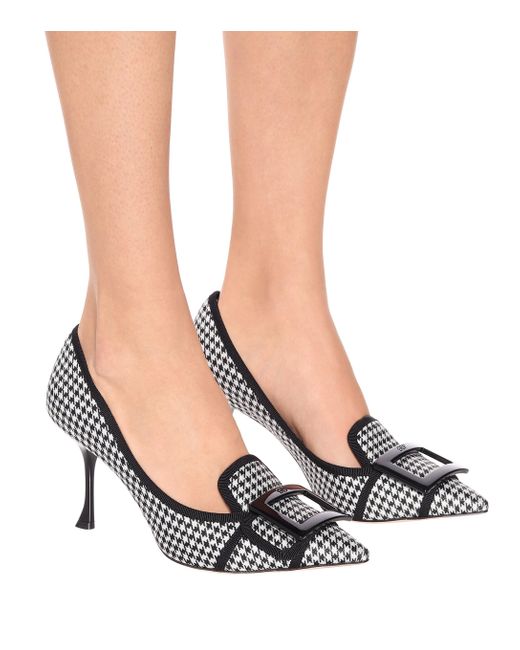 hounds tooth pumps