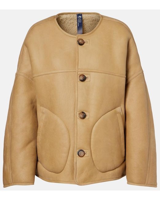 Polo Ralph Lauren Natural Reversible Leather Jacket