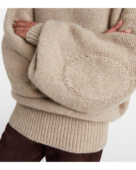 Khaite Natural Jonte Cashmere Sweater