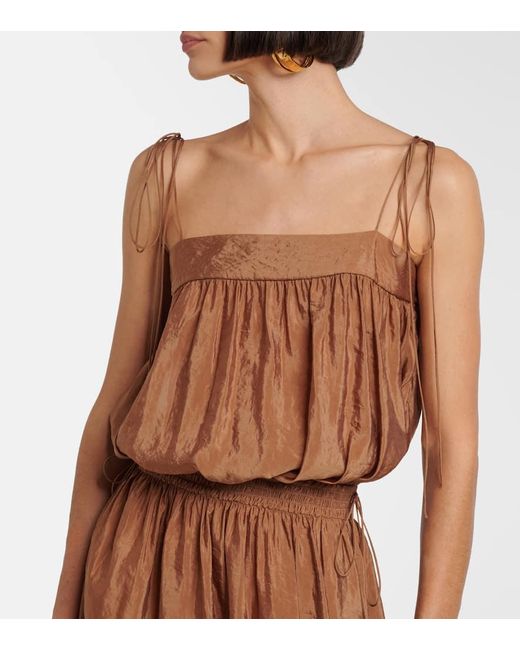 saint laurent brown dress Saint Laurent Paris Long Dresses Brown main image 1