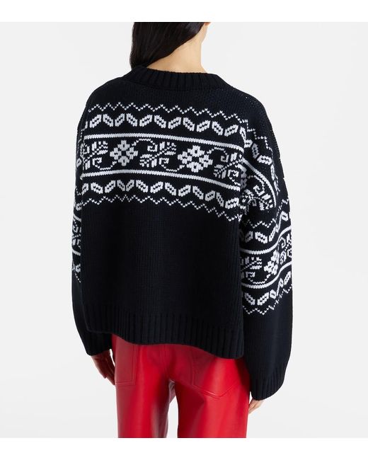 Pullover Fair Isle di Rohe in Black