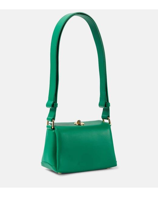 Plan C Green Mini Leather Shoulder Bag
