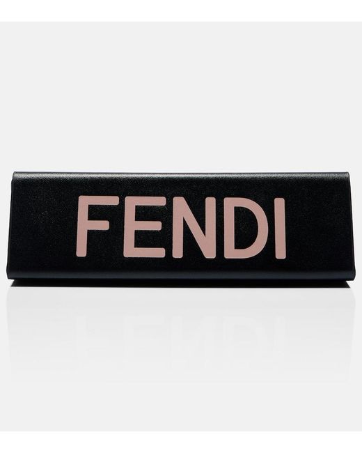 Fendi Natural Ff Diamonds Cat-Eye Glasses