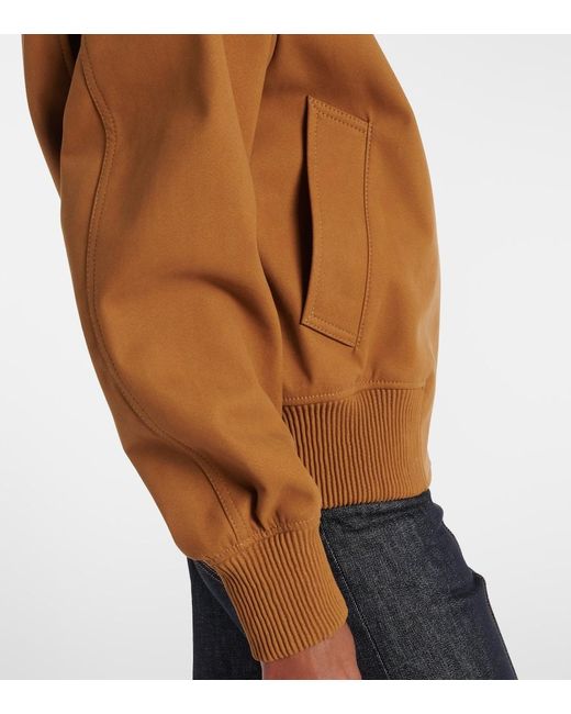 Stella McCartney Brown Cropped Blouson