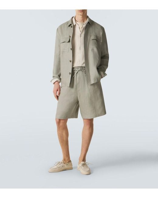 Lardini Natural Silk Polo Shirt for men