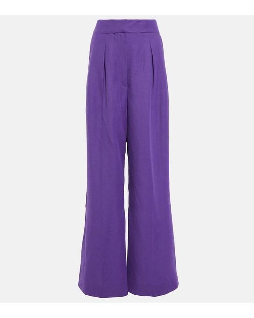 Jacquemus Purple Plidao Wide-Leg Pants