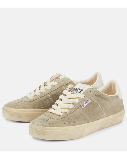 Golden Goose Deluxe Brand Natural Soul-star Suede Sneakers