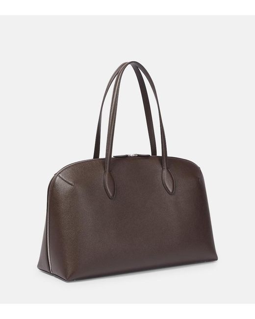 Totême  Brown Leather Tote Bag