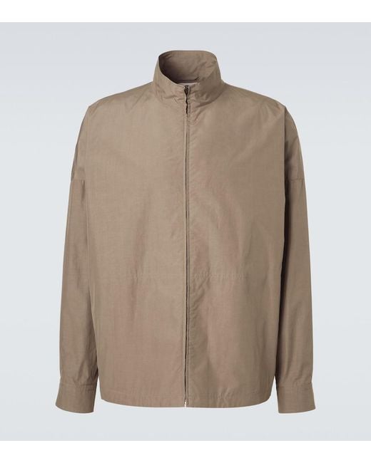 The Row Brown Trenton Cotton Jacket for men